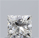 Diamante Natural 0.50 quilates, Princesa , Color I, claridad VS2 y certificado GIA