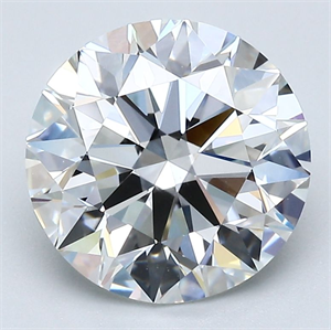 Picture of Natural Diamond 3.30 Carats, Round with Excellent Cut, G Color, VS1 Clarity and Certified by GIA