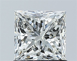 Picture of Natural Diamond 1.01 Carats, Princess with  Cut, I Color, VS1 Clarity and Certified by GIA