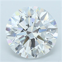 Lab Grown Diamond 5.03 Carats, Round with Ideal Cut, D Color, VS1 Clarity and Certified by IGI