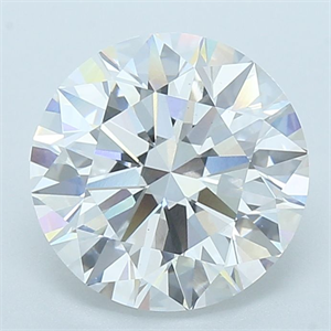 Picture of Lab Grown Diamond 5.03 Carats, Round with Ideal Cut, D Color, VS1 Clarity and Certified by IGI
