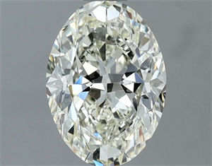 Picture of Natural Diamond 1.00 Carats, Oval with  Cut, J Color, VS1 Clarity and Certified by IGI