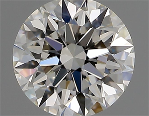 Picture of Natural Diamond 0.70 Carats, Round with Excellent Cut, H Color, VVS2 Clarity and Certified by GIA