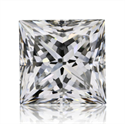 Diamante Natural 0.71 quilates, Princesa , Color F, claridad VVS2 y certificado GIA