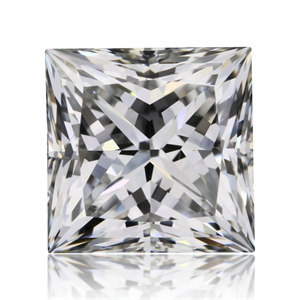 Foto Diamante Natural 0.71 quilates, Princesa , Color F, claridad VVS2 y certificado GIA de