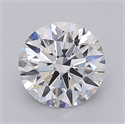 Del inventario de diamantes de laboratorio, 1.52 quilates, Redondo , Color F, claridad VVS2 y certificado IGI