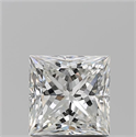Natural Diamond 1.51 Carats, Princess with  Cut, H Color, I1 Clarity and Certified by GIA