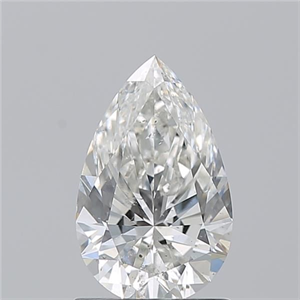 Picture of Natural Diamond 1.22 Carats, Pear with  Cut, I Color, SI2 Clarity and Certified by GIA