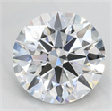 Lab Grown Diamond 2.05 Carats, Round with Excellent Cut, D Color, IF Clarity and Certified by GIA