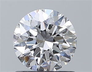 Picture of Natural Diamond 0.90 Carats, Round with Excellent Cut, D Color, SI1 Clarity and Certified by GIA