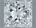 Diamante Natural 1.81 quilates, Princesa , Color D, claridad VS1 y certificado GIA