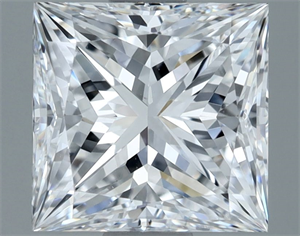 Foto Diamante Natural 1.81 quilates, Princesa , Color D, claridad VS1 y certificado GIA de