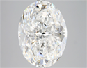 Natural Diamond 7.02 Carats, Oval with  Cut, E Color, VS1 Clarity and Certified by GIA