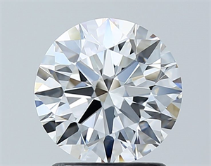 Picture of Natural Diamond 1.55 Carats, Round with Excellent Cut, D Color, VVS2 Clarity and Certified by GIA
