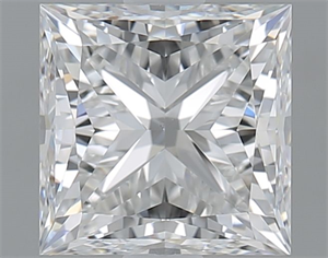 Foto Diamante Natural 1.51 quilates, Princesa , Color F, claridad VS2 y certificado GIA de