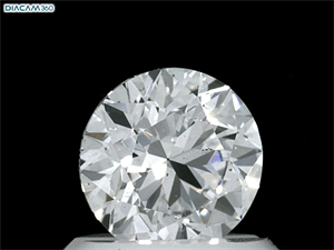 Picture of Natural Diamond 0.80 Carats, Round with Very Good Cut, D Color, SI1 Clarity and Certified by GIA