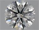 Natural Diamond 0.70 Carats, Round with Excellent Cut, G Color, VS2 Clarity and Certified by GIA