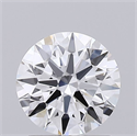 Lab Grown Diamond 1.19 Carats, Round with Ideal Cut, D Color, VVS1 Clarity and Certified by IGI