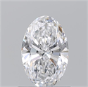 Diamante Natural 0.90 quilates, Ovalado , Color D, claridad VVS2 y certificado GIA
