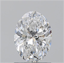 Natural Diamond 1.20 Carats, Oval with  Cut, E Color, SI1 Clarity and Certified by GIA