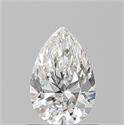 Natural Diamond 0.76 Carats, Pear with  Cut, G Color, VVS1 Clarity and Certified by GIA