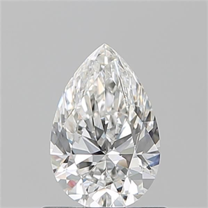 Picture of Natural Diamond 0.76 Carats, Pear with  Cut, G Color, VVS1 Clarity and Certified by GIA