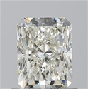 Natural Diamond 0.93 Carats, Radiant with  Cut, K Color, SI1 Clarity and Certified by GIA