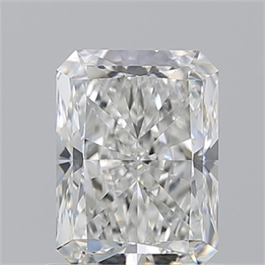 Picture of Natural Diamond 1.23 Carats, Radiant with  Cut, H Color, IF Clarity and Certified by GIA