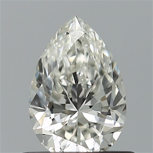 Foto Diamante Natural 0.52 quilates, De pera , Color I, claridad IF y certificado GIA de