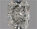 Natural Diamond 1.01 Carats, Radiant with  Cut, G Color, SI2 Clarity and Certified by HRD
