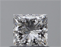Diamante Natural 0.53 quilates, Princesa , Color E, claridad VS1 y certificado GIA