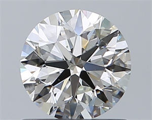 Picture of Natural Diamond 0.90 Carats, Round with Excellent Cut, J Color, SI1 Clarity and Certified by GIA