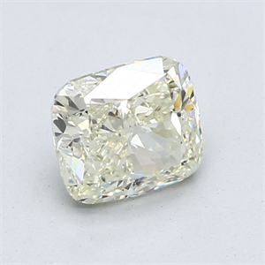 Foto Diamante Natural 1.70 quilates, Del cojín , Color L, claridad VS2 y certificado GIA de