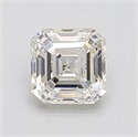 Natural Diamond 1.02 Carats, Asscher with  Cut, K Color, VS1 Clarity and Certified by GIA
