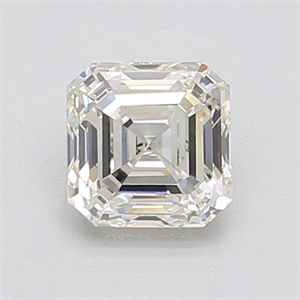 Picture of Natural Diamond 1.02 Carats, Asscher with  Cut, K Color, VS1 Clarity and Certified by GIA