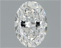 Natural Diamond 1.02 Carats, Oval with  Cut, D Color, IF Clarity and Certified by GIA
