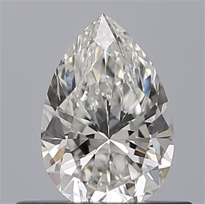 Picture of Natural Diamond 0.41 Carats, Pear with  Cut, E Color, VS2 Clarity and Certified by GIA