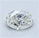 Natural Diamond 2.51 Carats, Oval with  Cut, G Color, SI2 Clarity and Certified by GIA