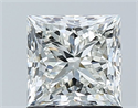 Diamante Natural 1.23 quilates, Princesa , Color H, claridad VVS1 y certificado GIA