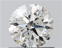 Natural Diamond 0.70 Carats, Round with Very Good Cut, H Color, VS2 Clarity and Certified by GIA