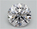 Lab Grown Diamond 0.71 Carats, Round with Ideal Cut, D Color, VS2 Clarity and Certified by IGI