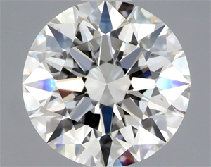 Picture of Natural Diamond 0.90 Carats, Round with Excellent Cut, H Color, VVS2 Clarity and Certified by GIA