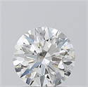 Natural Diamond 1.03 Carats, Round with Excellent Cut, H Color, SI2 Clarity and Certified by GIA