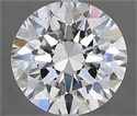 Natural Diamond 2.90 Carats, Round with Excellent Cut, J Color, VVS2 Clarity and Certified by GIA