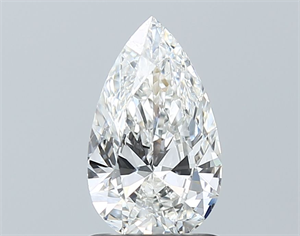 Picture of Natural Diamond 1.03 Carats, Pear with  Cut, F Color, SI2 Clarity and Certified by GIA