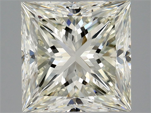 Foto Diamante Natural 2.13 quilates, Princesa , Color K, claridad VVS2 y certificado GIA de