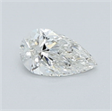 Natural Diamond 0.31 Carats, Pear with  Cut, G Color, VS2 Clarity and Certified by GIA