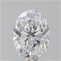 Natural Diamond 1.01 Carats, Oval with  Cut, D Color, VS1 Clarity and Certified by GIA