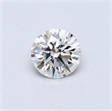 Diamante Natural 0.41 quilates, Redondo , Color H, claridad VVS1 y certificado GIA