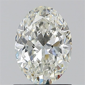 Foto Diamante Natural 1.01 quilates, Ovalado , Color H, claridad VVS1 y certificado GIA de